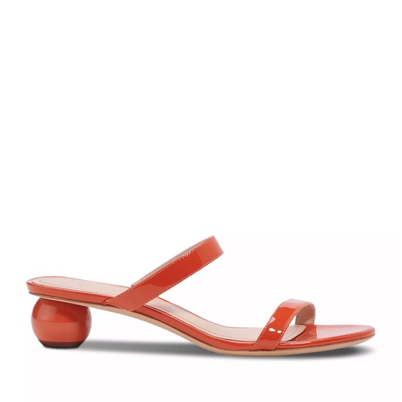 kate spade Shoes - ♠️Kate Spade Palm Springs Slide Leather Sandals, Dried Apricot Orange NIB